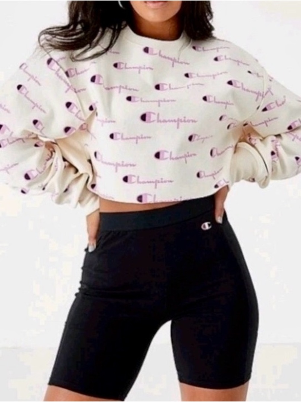 Champion Reverse Weave Cropped Sweatshirt - Picture 4 of 7